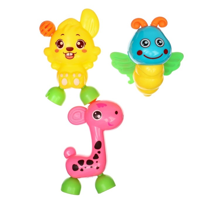 Набор погремушек &laquo;Собери меня&raquo;, 3 шт, Крошка Я