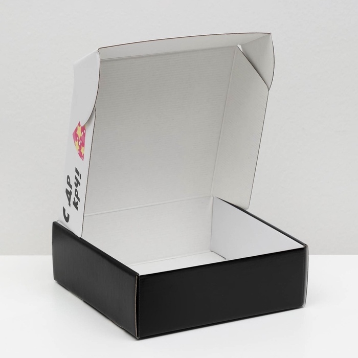 Коробка самосборная Коробка самосборная "С ДР крч!", 23 х 23 х 8 см