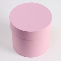 Набор круглых коробок 9 в 1 Пудра,23х23 - 13-13 см Набор круглых коробок 9 в 1 Пудра,23х23 - 13-13 см