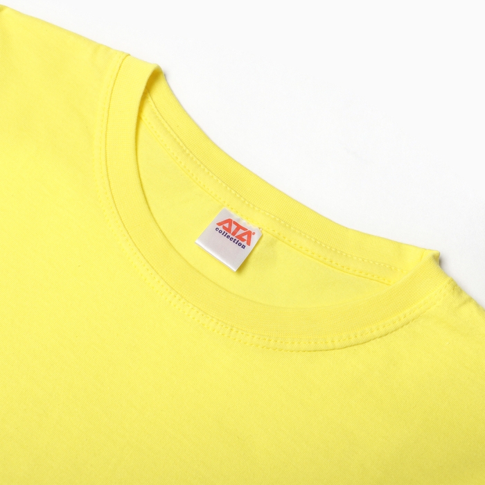 Футболка мужская, цвет жёлтый, размер 48