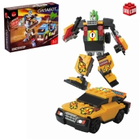 Конструктор-трансформер &laquo;Стриткар&raquo;, 82 детали, цвет жёлтый