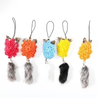 Пушистик на подвеске "Котик на коврике" МИКС Пушистик на подвеске "Котик на коврике" МИКС