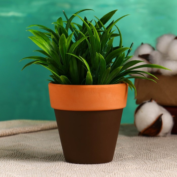 Горшок Горшок "Трапеция", 8х8х8см, терракот