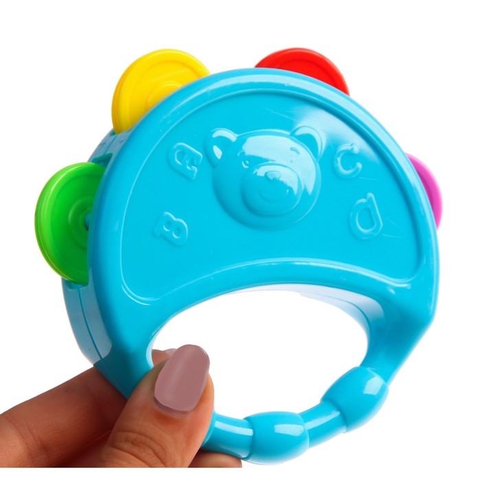 Погремушка &laquo;Бубен&raquo;, цвет МИКС, Крошка Я