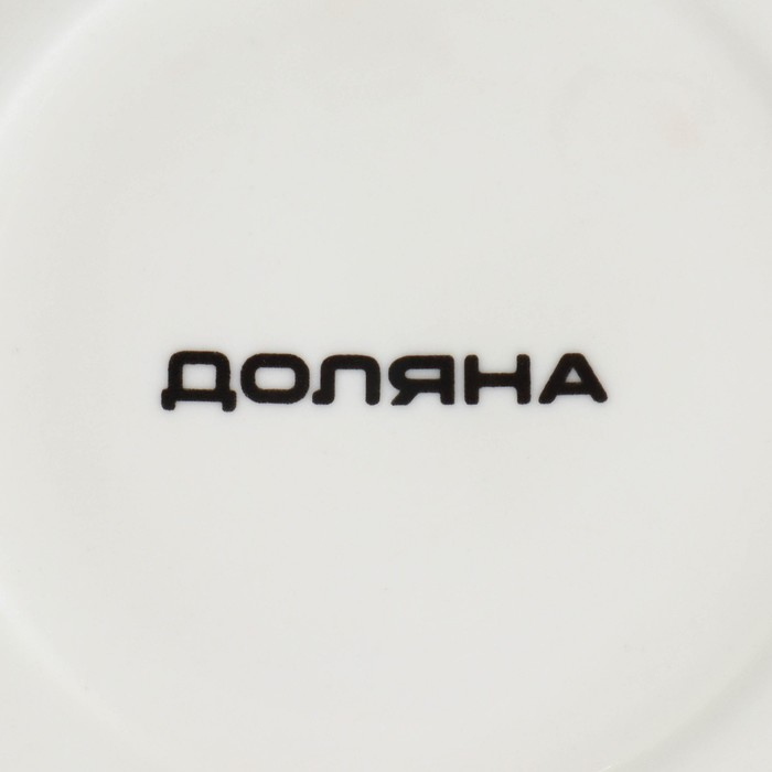 Набор чайный керамический Доляна &laquo;Колокольчики&raquo;, 4 предмета: чашка 250 мл, блюдца d=15 см