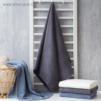 Полотенце махровое Этель «Минимализм» 70х140 см, цвет синий 100% хлопок, 360 гр/м2 Полотенце махровое Этель «Минимализм» 70х140 см, цвет синий 100% хлопок, 360 гр/м2