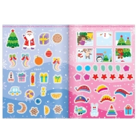 Книги с наклейками &laquo;Новогодние задания для девочки&raquo;, набор 2 шт. по 12 стр.