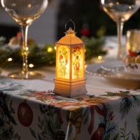 Светодиодная фигура «Белый фонарь с щелкунчиком» 5 × 12 × 5 см, пластик, батарейки AG13х3 (в комплекте), свечение тёплое белое Светодиодная фигура «Белый фонарь с щелкунчиком» 5 × 12 × 5 см, пластик, батарейки AG13х3 (в комплекте), свечение тёплое белое