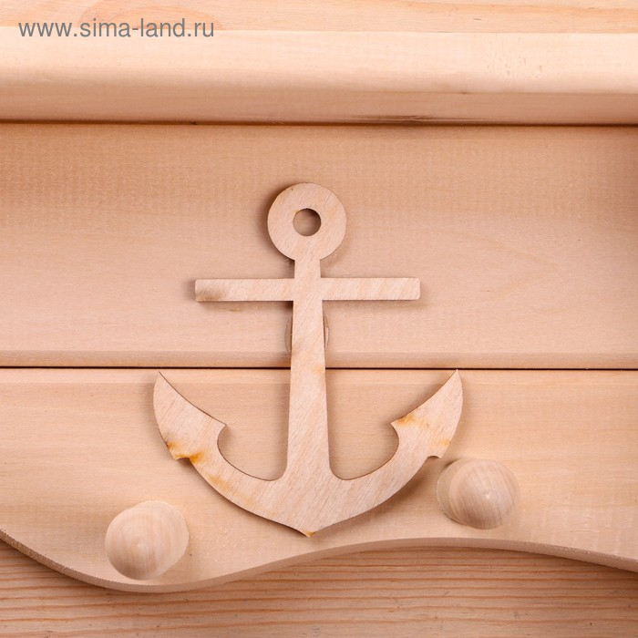 Полка вешалка &laquo;Дельфин&raquo; 54х20х7 см