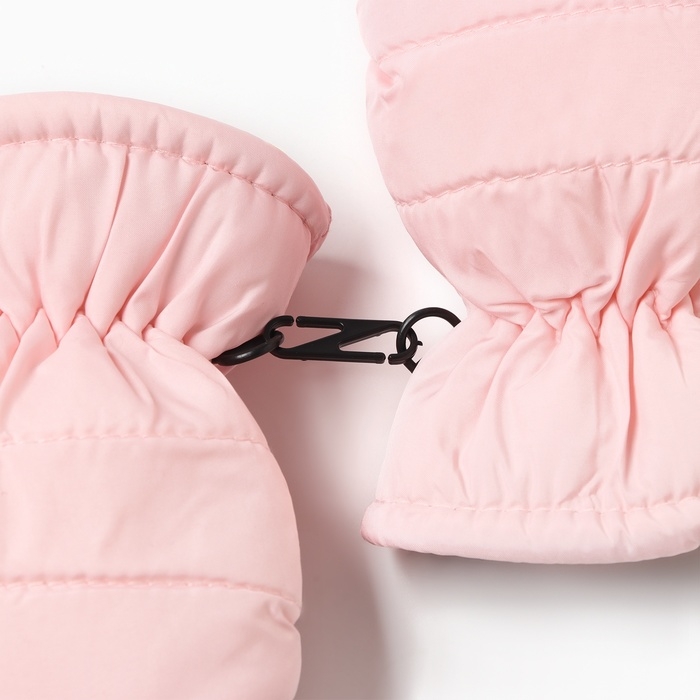 Варежки зимние детские MINAKU, цвет розовый, 15см