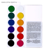 Акварель Луч "Школа творчества", 12 цветов, без кисти Акварель Луч "Школа творчества", 12 цветов, без кисти