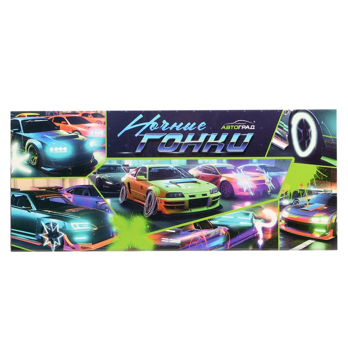 Машина «Ночные гонки», металлическая, инерция, открываются двери, световые и звуковые эффекты, 1:32, цвет чёрный Машина «Ночные гонки», металлическая, инерция, открываются двери, световые и звуковые эффекты, 1:32, цвет чёрный