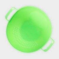 Дуршлаг кухонный Доляна &laquo;Сердце&raquo;, d=20 см, с ручками, цвет МИКС