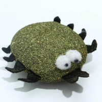 Игрушка для кошек &laquo;Жучок&raquo; из кошачьей мяты, 4 х 3.5 см