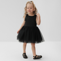 Платье для девочки MINAKU: PartyDress цвет чёрный, рост 122 Платье для девочки MINAKU: PartyDress цвет чёрный, рост 122