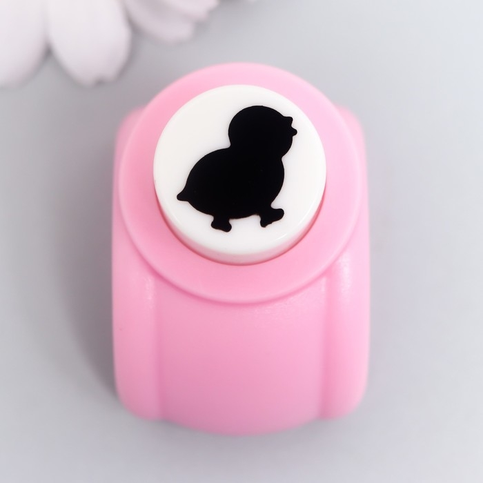 Дырокол фигурный "Цыплёнок" d=1,5 см МИКС 3х4х3,5 см