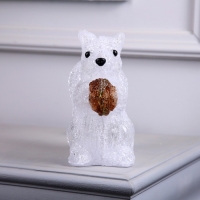 Фигура акрил. "Белочка" 20 см, 15LED, 220V, свечение белое Фигура акрил. "Белочка" 20 см, 15LED, 220V, свечение белое