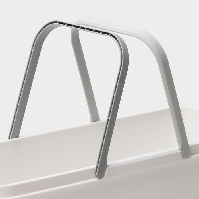 Ведро для уборки Raccoon, 20 л, 59,5&times;22&times;19 см, дно 55&times;17 см, цвет белый