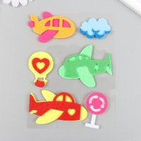 Наклейка фетр "Самолёты" 21х12,3 см Наклейка фетр "Самолёты" 21х12,3 см