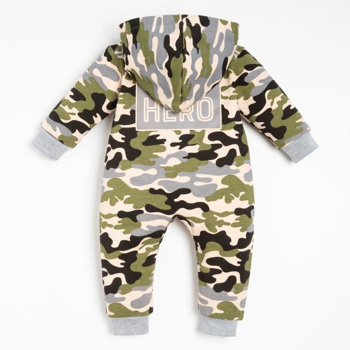 Комбинезон c капюшоном Крошка Я "Daddy's boy" рост 86-92 см