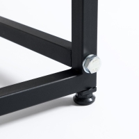 Стул "Дублин" разборный, Черный кофейный