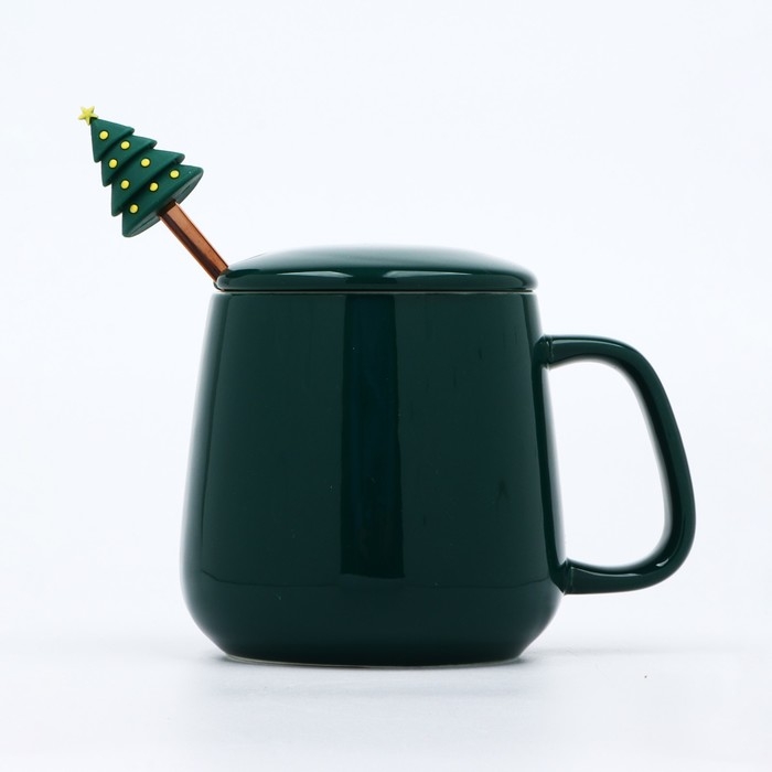 Кружка керамическая с ложкой &laquo;Все сбудется&raquo;, 350 мл