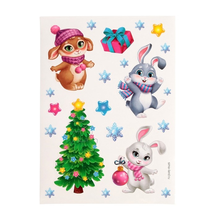 Набор для рисования эбру на новый год «Волшебный Новый год! Зайка», новогодний набор для творчества Набор для рисования эбру на новый год «Волшебный Новый год! Зайка», новогодний набор для творчества