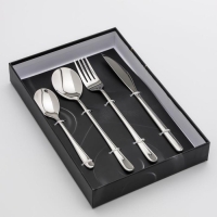 Столовые приборы из нержавеющей стали Magistro &laquo;Дина&raquo;, 4 предмета, цвет серебряный