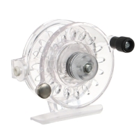 Катушка инерционная, пластик, диаметр 6 см, направляющая лески, цвет прозрачный, 109 Катушка инерционная, пластик, диаметр 6 см, направляющая лески, цвет прозрачный, 109