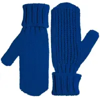 Варежки Nordkyn, ярко-синие, размер S/M Варежки Nordkyn, ярко-синие, размер S/M