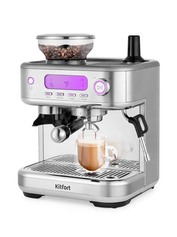 Кофейная станция кофеварка рожковая КТ-7113 - 1770 Вт