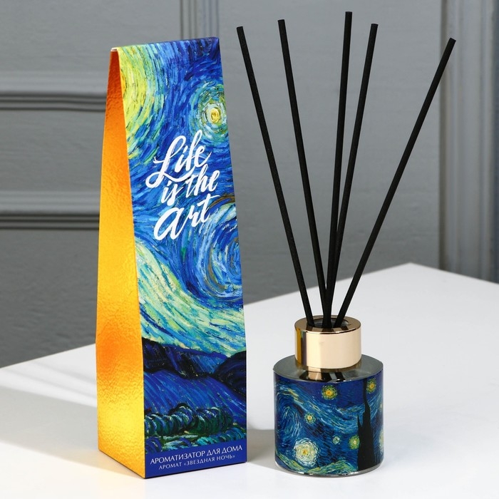 Диффузор ароматический &laquo;Ван Гог&raquo;, аромат свежести, 50 мл.