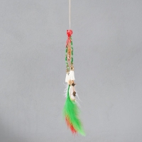 Ловец снов "Рождественский олень" с бубенцами 9х23 см Ловец снов "Рождественский олень" с бубенцами 9х23 см