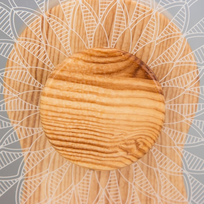 Светильник сенсорный "Узор" LED крутится 6Вт USB 15х4х16 см RISALUX