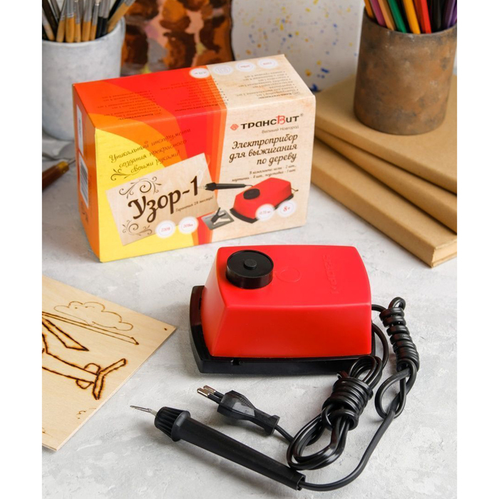 Прибор для выжигания «Узор - 1», с иглой по дереву Прибор для выжигания «Узор - 1», с иглой по дереву