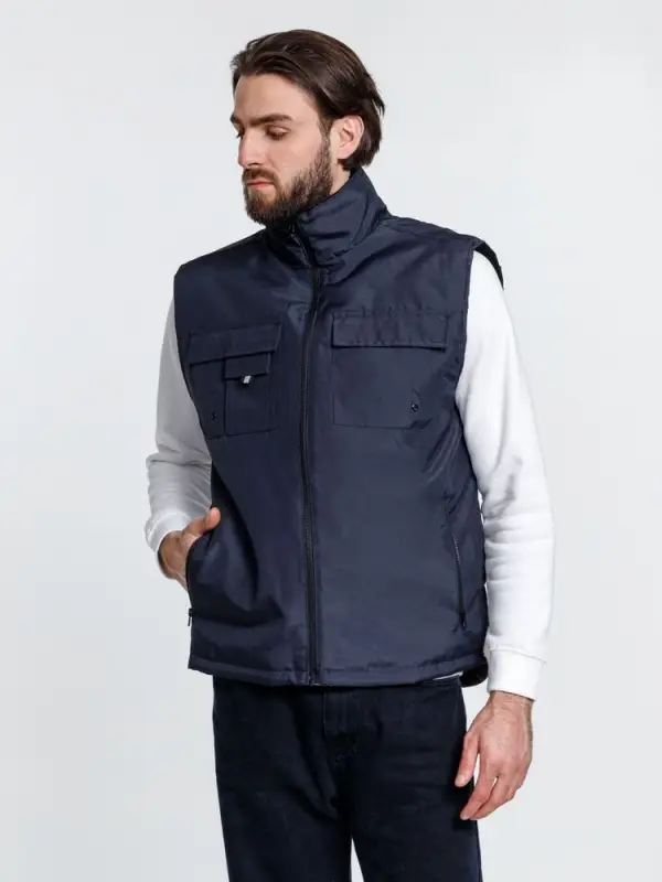 Жилет мужской Stokholm, темно-синий, размер L