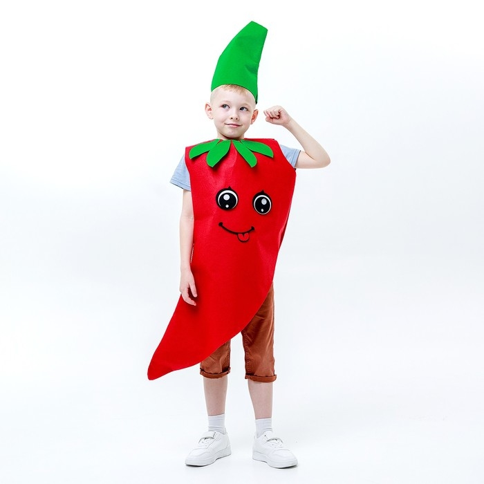 Карнавальный набор &laquo;Красный перчик&raquo;, фетр