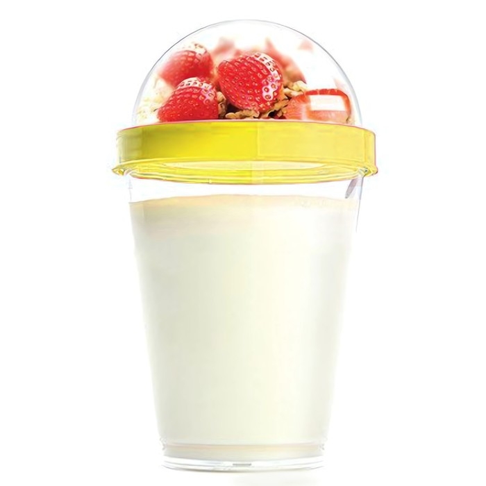 Стакан для йогурта и мюсли Доляна, 320 мл, 9&times;9&times;15 см