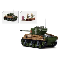 Конструктор Армия &laquo;Танк&raquo;, 2 варианта сборки, 715 деталей