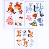 Развивающая игра на липучках &laquo;&lrm;Изучаем животных. Ферма или деревня&raquo;&lrm;