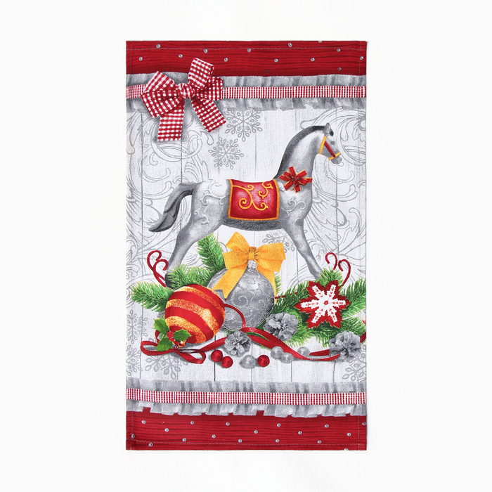 Набор кухонных полотенец Доляна &laquo;Подарок &raquo; 35х60см-4шт, 100% хлопок