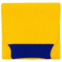 Шарф Snappy, желтый с синим