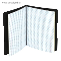 Тетрадь 48 листов в клетку, ErichKrause FolderBook, сменная пластиковая обложка, блок офсет 100% белизна, чёрная Тетрадь 48 листов в клетку, ErichKrause FolderBook, сменная пластиковая обложка, блок офсет 100% белизна, чёрная