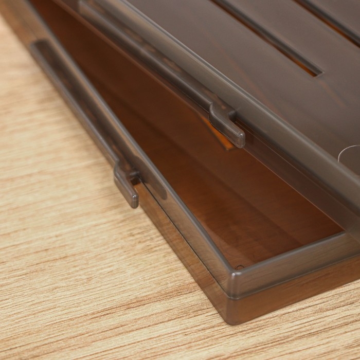 Контейнер для хранения без крышки OPTIMA, 10.6 л, 16.8&times;30.5&times;24.2 см, цвет коричневый