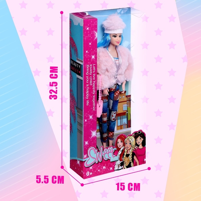 Кукла-модель шарнирная &laquo;Миранда&raquo; с аксессуарами, МИКС
