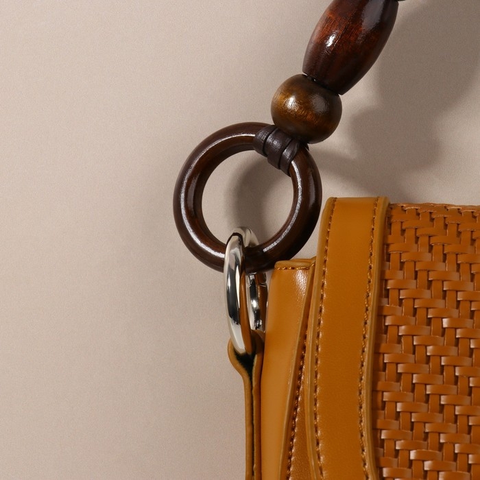 Ручки для сумки, 2 шт, 44,5 &times; 4,5 см, цвет коричневый