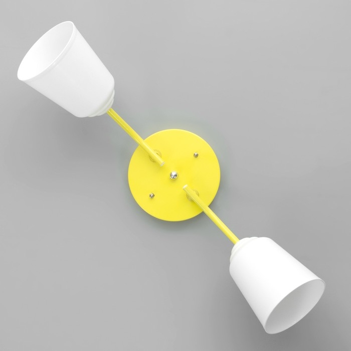 Люстра Люстра "Онлайн" (цил.) 2х15Вт Е27 МОДЕЛЬ:BR 00280 желтый 50х15х15см