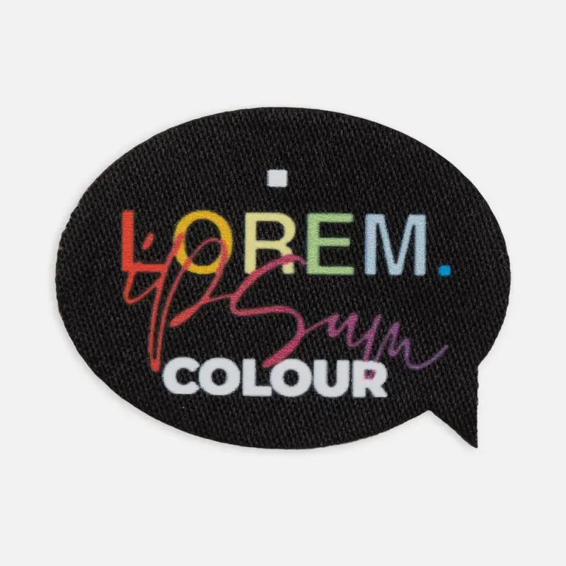 Наклейка тканевая Lunga Bubble, M, черная Наклейка тканевая Lunga Bubble, M, черная