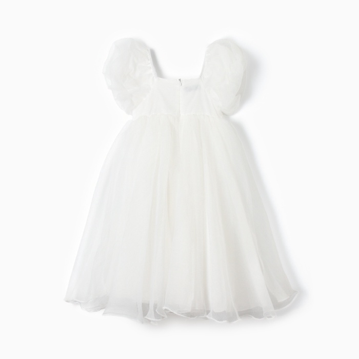 Платье детское нарядное KAFTAN рост 130, белый Платье детское нарядное KAFTAN рост 130, белый