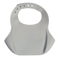 Нагрудник для кормления «Слонёнок», силиконовый, с карманом, цвет серый Нагрудник для кормления «Слонёнок», силиконовый, с карманом, цвет серый